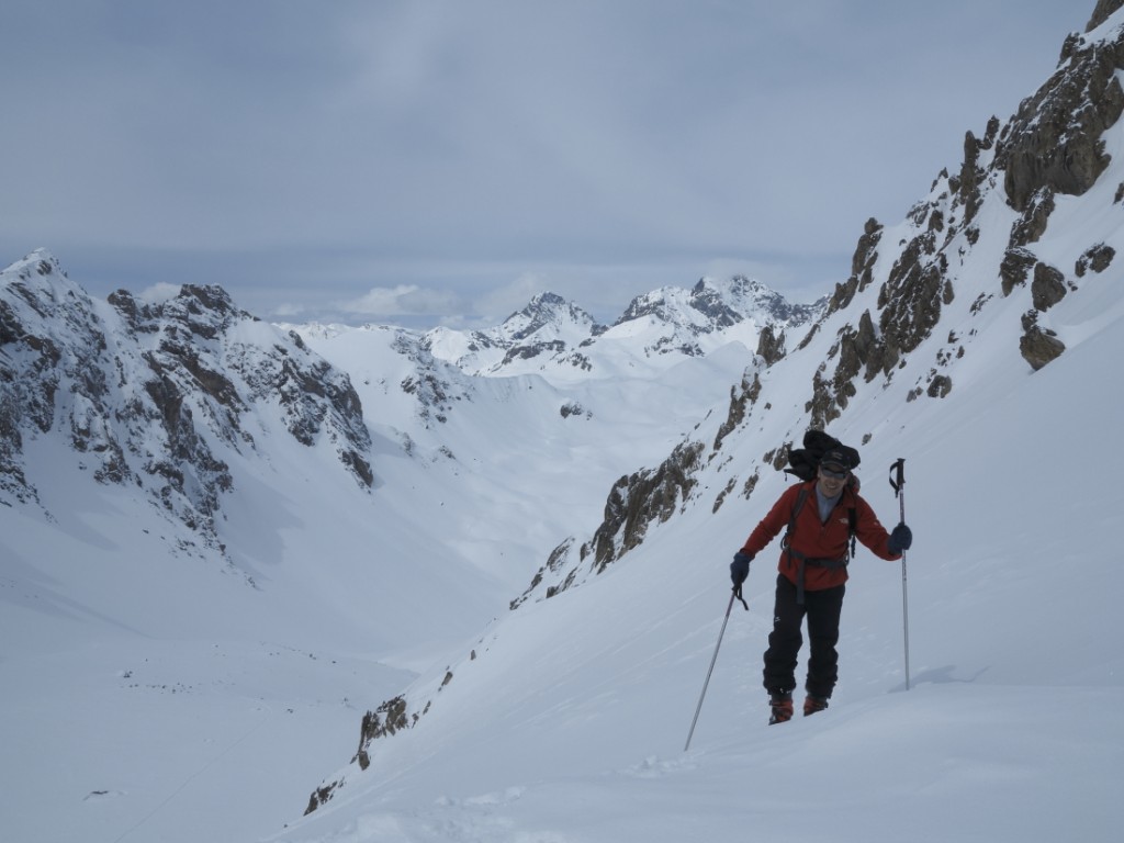 Arriver au col d'Enchiausa