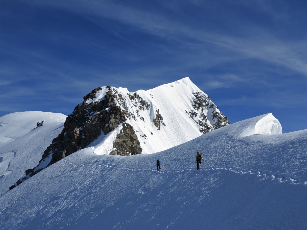 Arrivée au Mont Blanc de Courmayeur