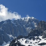 Le versant sud du Mont Blanc et l'arête de l'Innominata