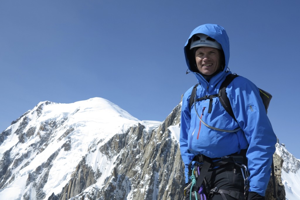 Eric au sommet de l'Isolée