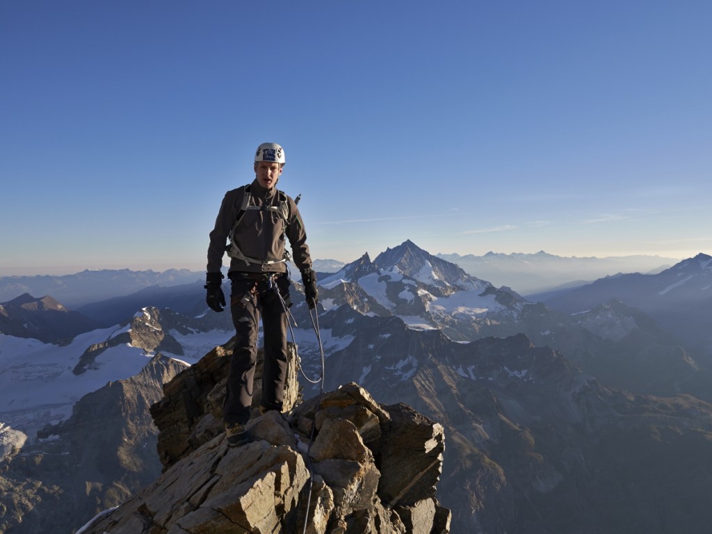 Sur l'arête du Hornli