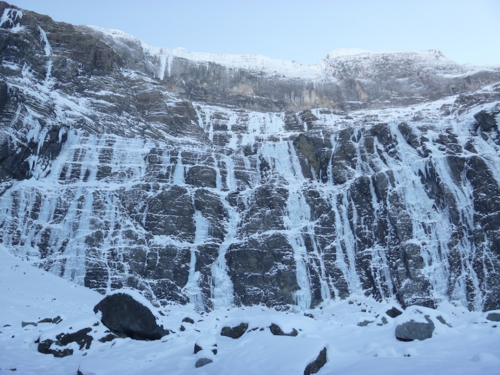 Cascades de glace du cirque de Gavarnie