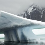 Champignon de glace en péninsule antarctique