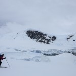 Danielle au Mont Harris en péninsule antarctique