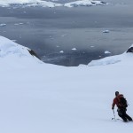 Descente du Mont Harris en péninsule antarctique