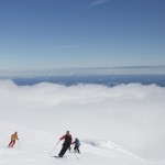 Descente du sommet du Scott en péninsule antarctique