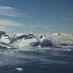 Mont Demaria et Waddington bay en péninsule antarctique