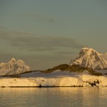 Mont Scott et Booth island au coucher du soleil