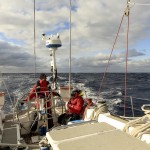 Navigation a bord de Podorange dans le passage du Drake
