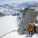 Descente glacier de la Brenva