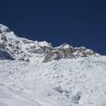 Le glacier de la Brenva