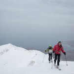 L 'arête sommital de l' Artos dans le vent!