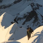 Une cordée sur l'arête
