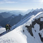 Arrivée au sommet du Bluemlisalphorn