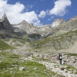 Ascension de l'aiguille de la Dibona par la voie Madier, massif des ecrins, refuge de la Dibona