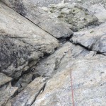 Ascension de l'aiguille de la Dibona par la voie Madier, massif des ecrins, refuge de la Dibona-2