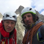 Ascension de l'aiguille de la Dibona par la voie Madier, massif des ecrins, refuge de la Dibona-7
