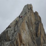 Ascension de l'aiguille de la Dibona par la voie Madier, massif des ecrins, refuge de la Dibona-8