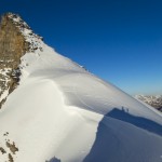 L'arête après le col du Montandeyné