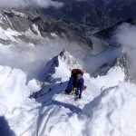 face nord aiguille blanche de Peuterey, ascension face nord aiguille blanche de peuterey, odyssee montagne, alpinisme-10