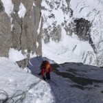 Petit passage de mixte dans la face nord