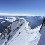 sortie sur l'arête de Peuterey