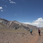 Ascension de l Aconcagua, descente de la vallee Horcones