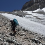Dernière pente sous le camp 1