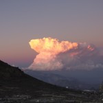 Cumulo nimbus depuis le camp 3 à 6000 m