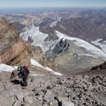 Ascension de l'Aconcagua, traverséede l'Aconcagua est - ouest, plaza Argentina Aconcagua, plaza de Mulas Aconcagua,_-41