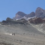 Descente sur Plaza de Mulas