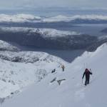 ski de randonnée dans les fjords de Bodo, Norvège-11