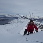 Arrivée au sommet du Junktinden