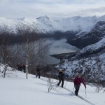 ski de randonnée dans les fjords de Bodo, Norvège-38