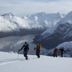 ski de randonnée dans les fjords de Bodo, Norvège-46