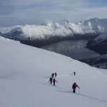 ski de randonnée dans les fjords de Bodo, Norvège-48