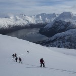 ski de randonnée dans les fjords de Bodo, Norvège-49
