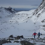 ski de randonnée dans les fjords de Bodo, Norvège-9
