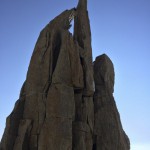 Le sommet de la pointe Chaubert et sa "boîte au lettre"
