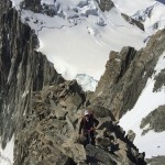 Arrivée à l'antécime du Tacul