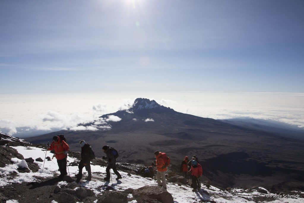 Montée au sommet