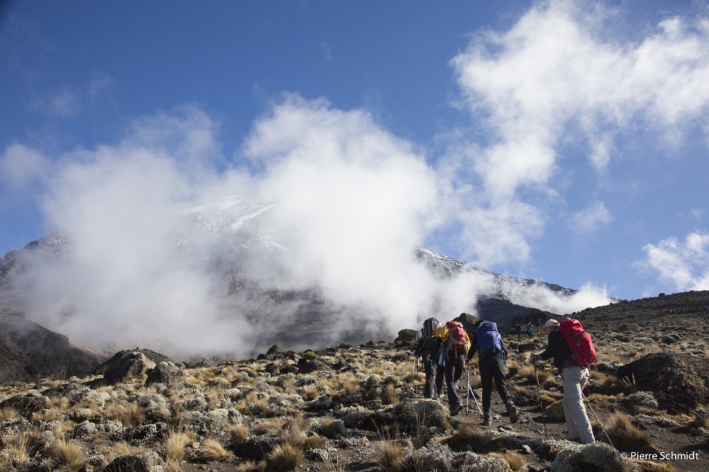 Montée sur Barafu camp à 4600 m