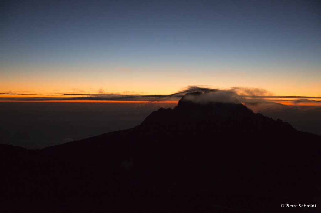 La Mawenzi au lever du Soleil