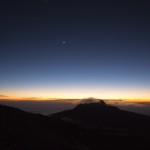 Le Mawenzi, Vénus et la lune