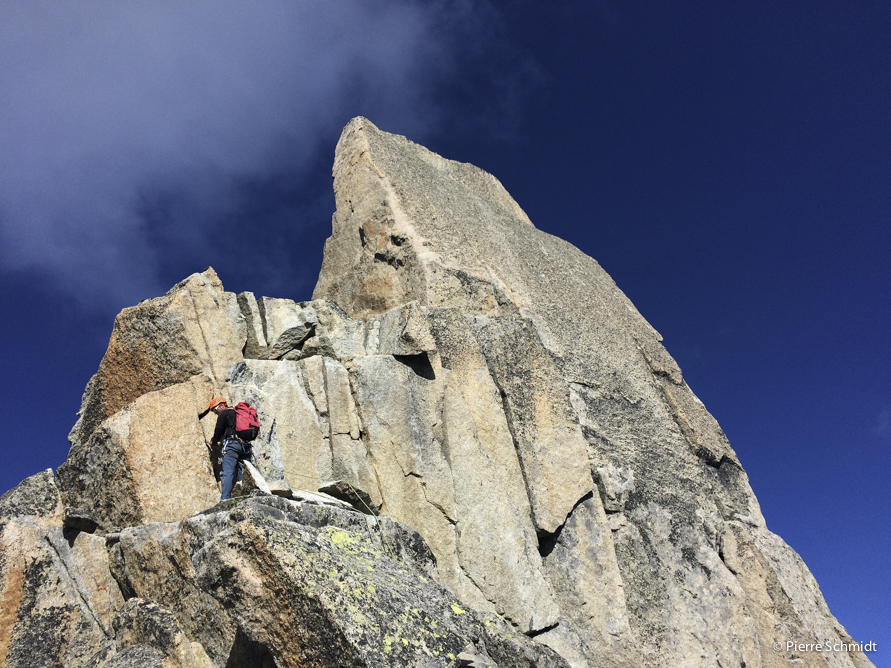 Gaylors avant d'arriver au pied de la dalle Finale