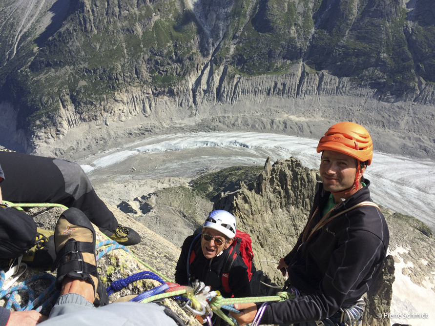 Tous réuni au sommet, la magie de l'instant
