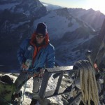 Au sommet de la Dent Blanche