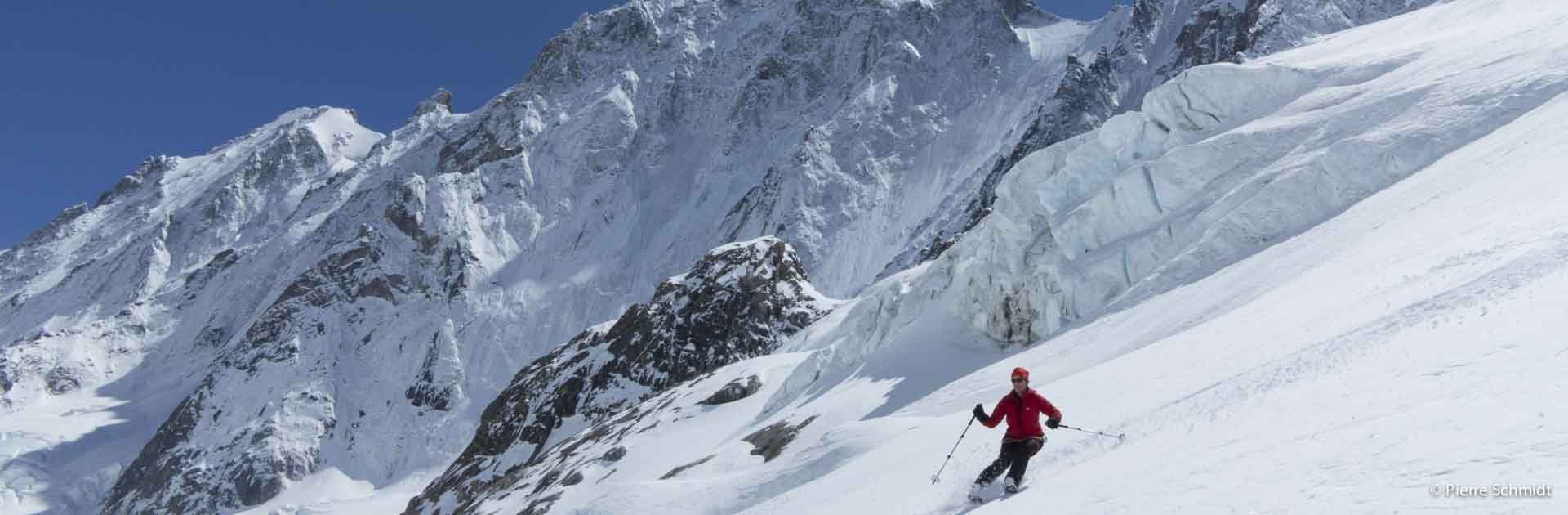Haute route Chamonix - Zermatt à ski via Bertol